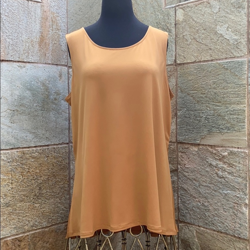 Susan Graver Sleeveless High-Low Top